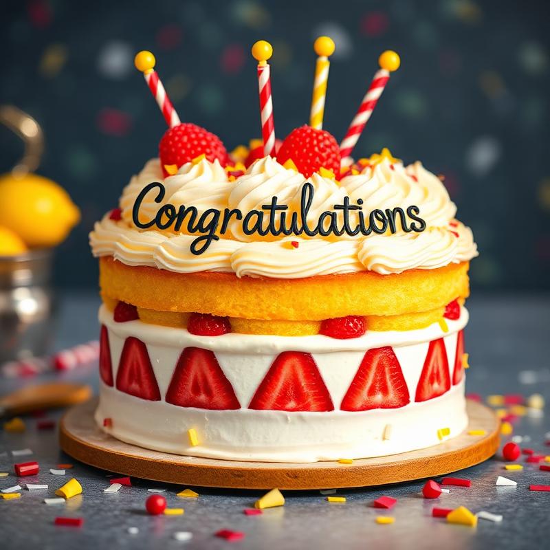 Başarı Tebriki - Başarı Pastası